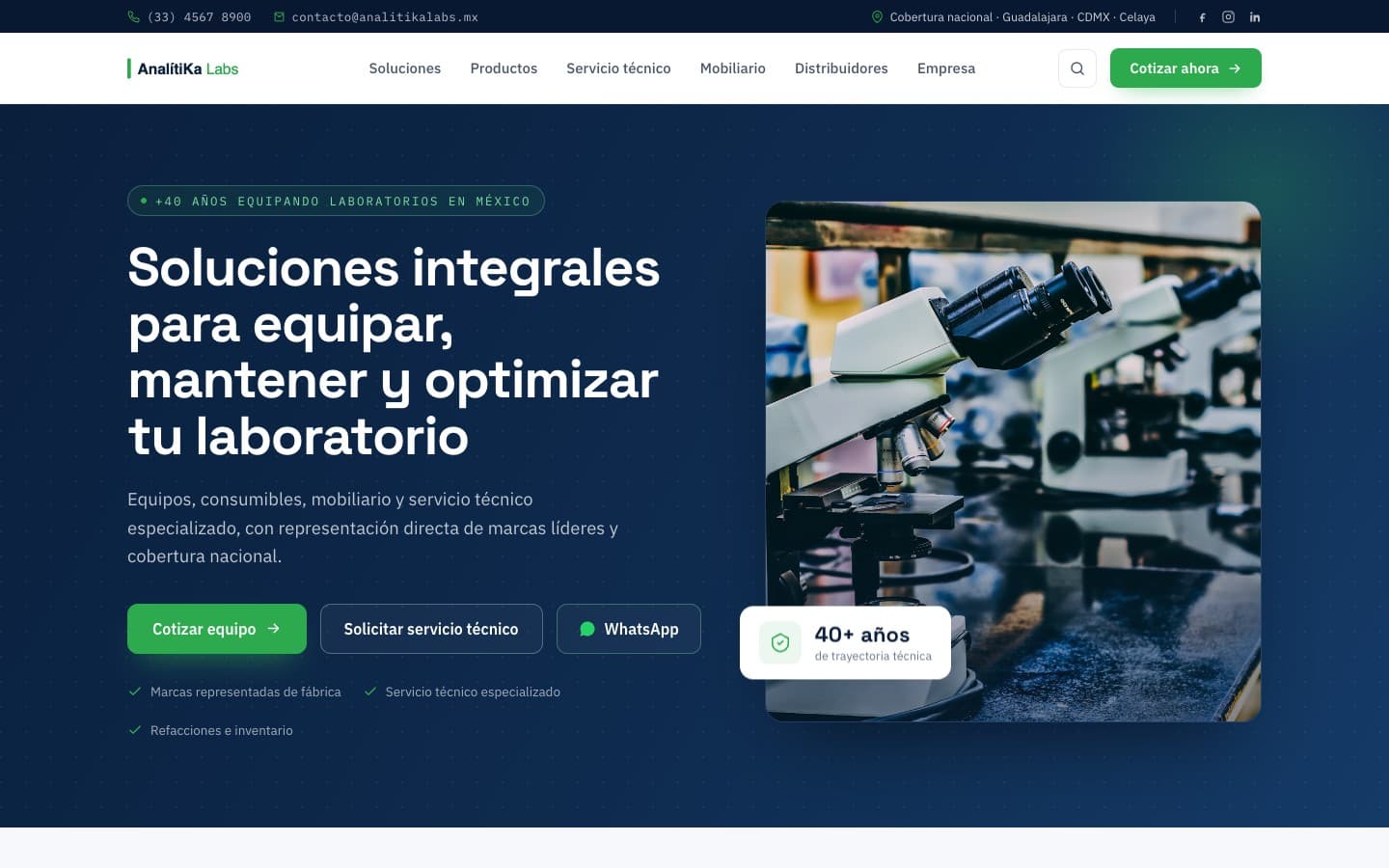 AnalítiKa Labs, sitio de demostración creado por INGEN