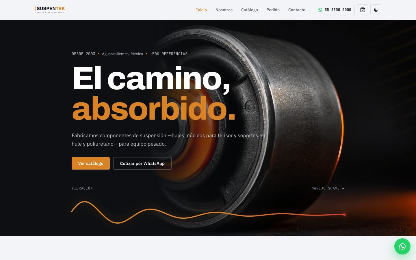 Suspentek, sitio de demostración creado por INGEN